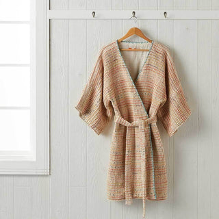 Sari Waffle Weave Cotton Robe