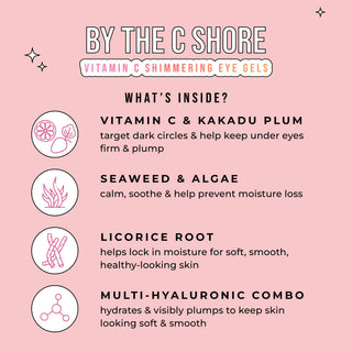 By the C Shore - Vitamin C Shimmering Eye Gels