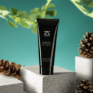 Black Oud Charcoal Face Wash For Men 100mL: 1