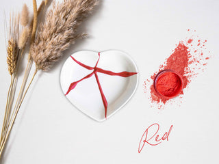 Kintsugi Kit with Ceramic Heart: Gold