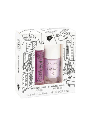 Nailpolish and Lip Gloss Set for Kids LOVELY CITY