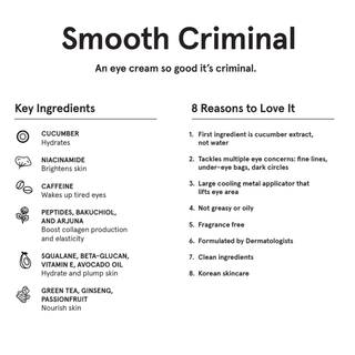 SMOOTH CRIMINAL Age Defying Eye Cream Men's Skincare