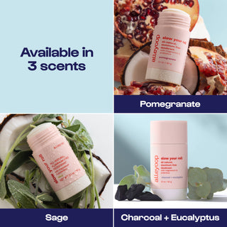 Pomegranate - Slow Your Roll Natural Deodorant (Mini) Clean: Mini - 12g