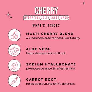 Cherry Slushy Kid's Mask