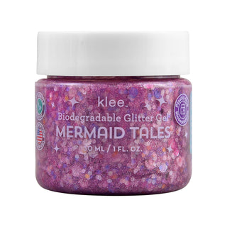 Klee Biodegradable Glitter Gel, 1 oz: Mermaid Tales