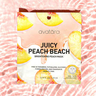 Juicy Peach Beach Brightening Peach Sheet Mask