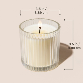 Future Mrs. Soy Candle - Ribbed Glass Jar with Box