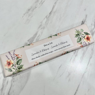 Lavender & Hibiscus Soap Trio Gift Set