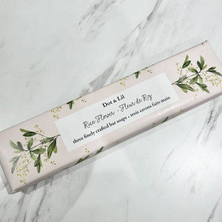 Rice Flower Soap Trio Gift Set
