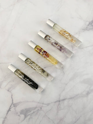 Crystal Infused Essential Oil Roller: Love