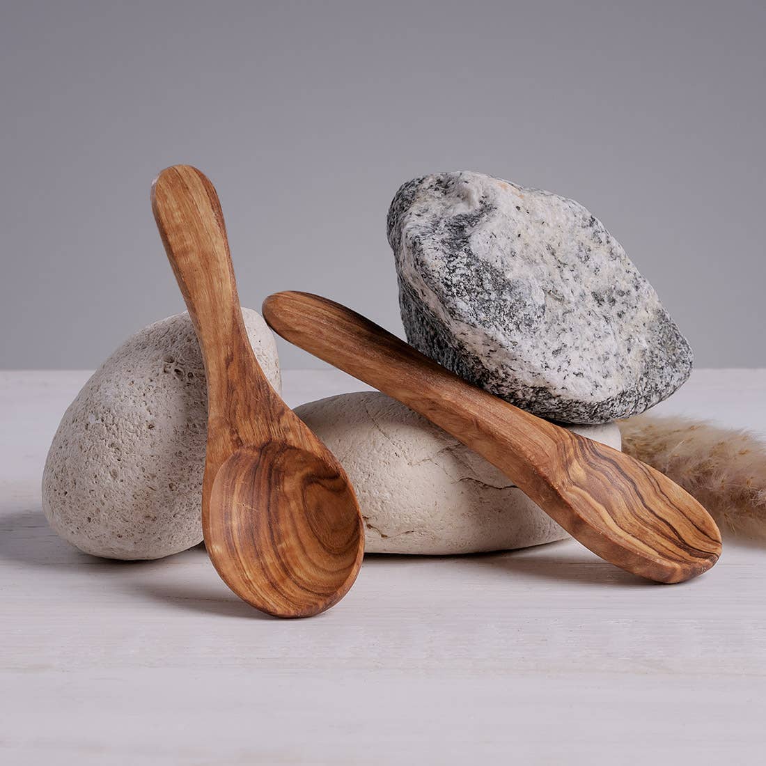 Wooden Mask Spoon - Olivewood