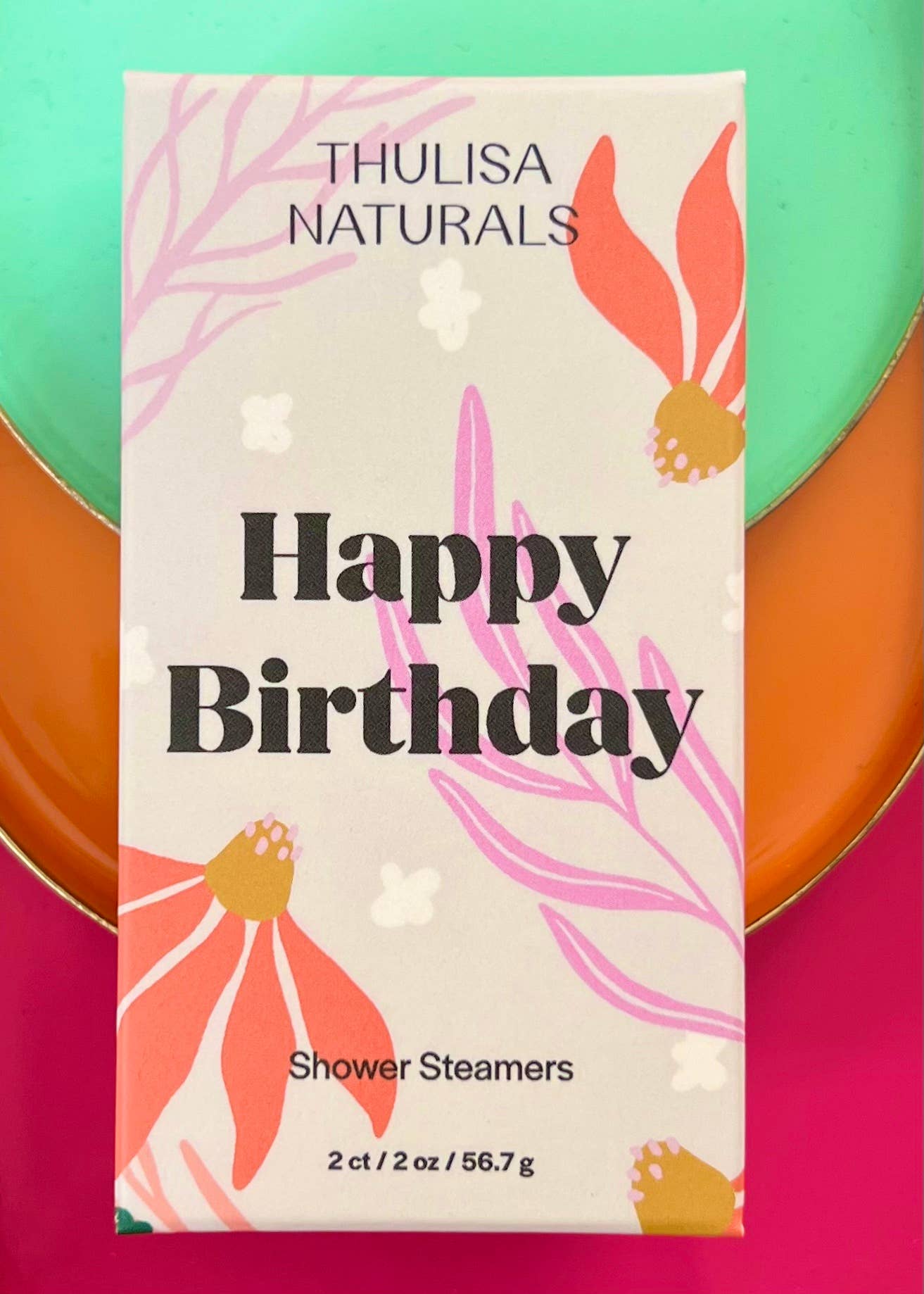 Shower steamers | Lavender geranium | 2 pack Happy Birthday