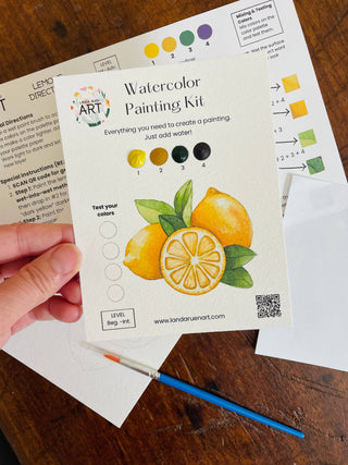 Watercolor Painting Kit-Lemons