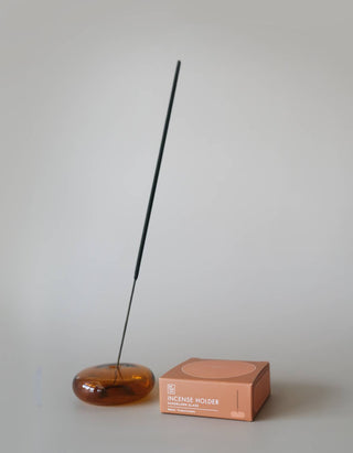 Bubble Incense Holder | Translucent Variations: Teal Glass