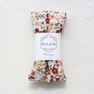 Neck and Body Wrap Hot Cold Weighted Rice Bag ⋆ Boho Flowers
