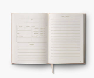 Book Club Embroidered Book Journal