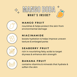 Mango Boba Nourishing Hydrogel Mask 