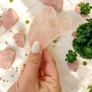 Gua Sha Stone | Facial Stone: Rose Quartz