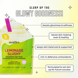 Lemonade Slushy Kid's Mask