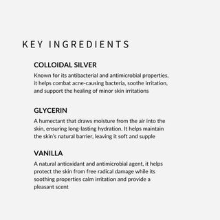 Natural Facial Mist & Setting Spray with Colloidal Silver