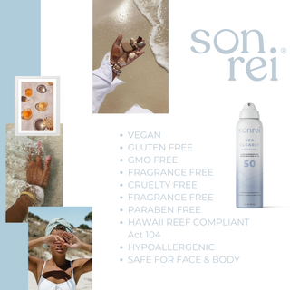 Sonrei Sea Clearly Organic Clear Sunscreen Mist SPF 50