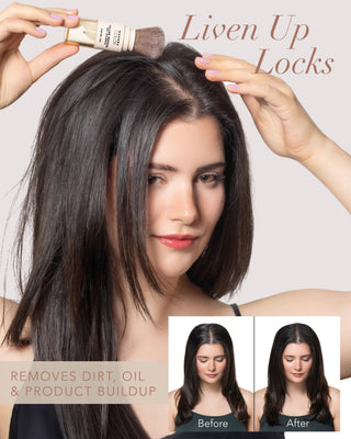 Volume Refresh Dry Shampoo Powder Brush: Full Powder Brush