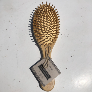 Bamboo Paddle Hairbrush | Round