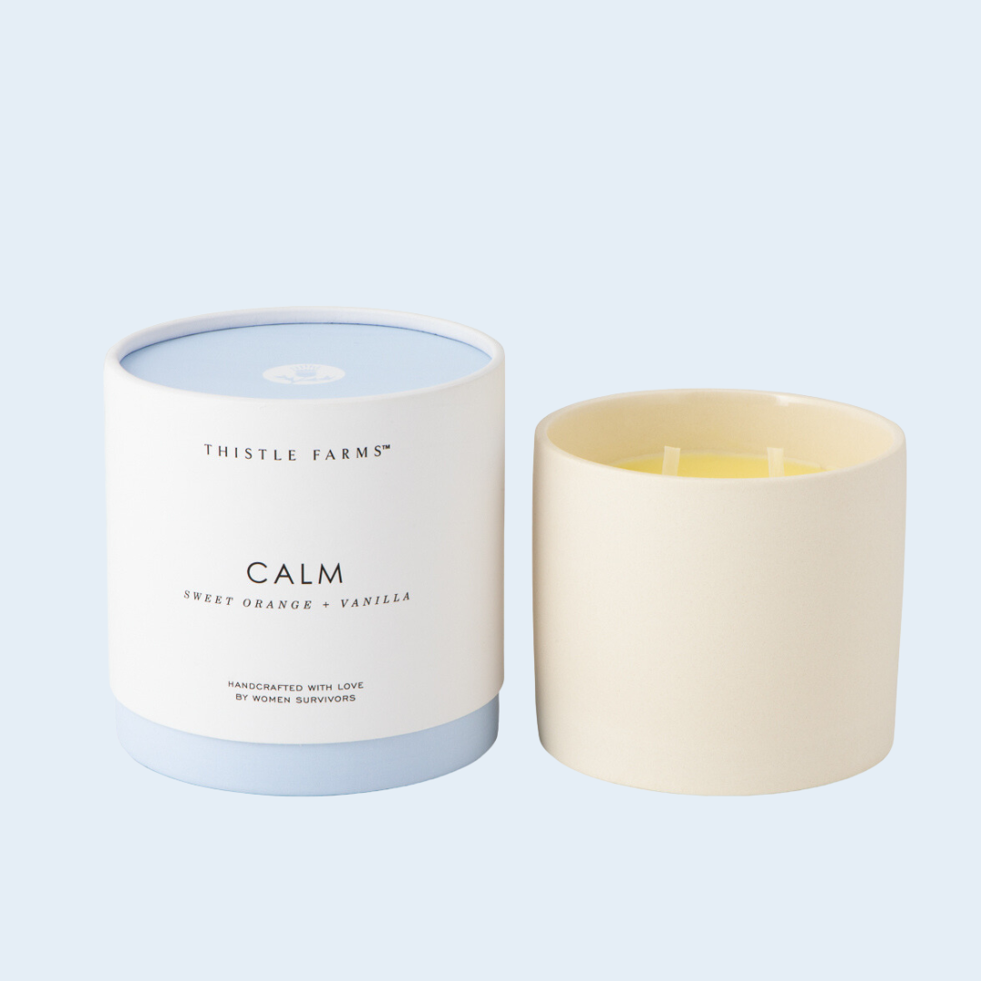 Calm Healing Candle - Essential Oil Soy Wax