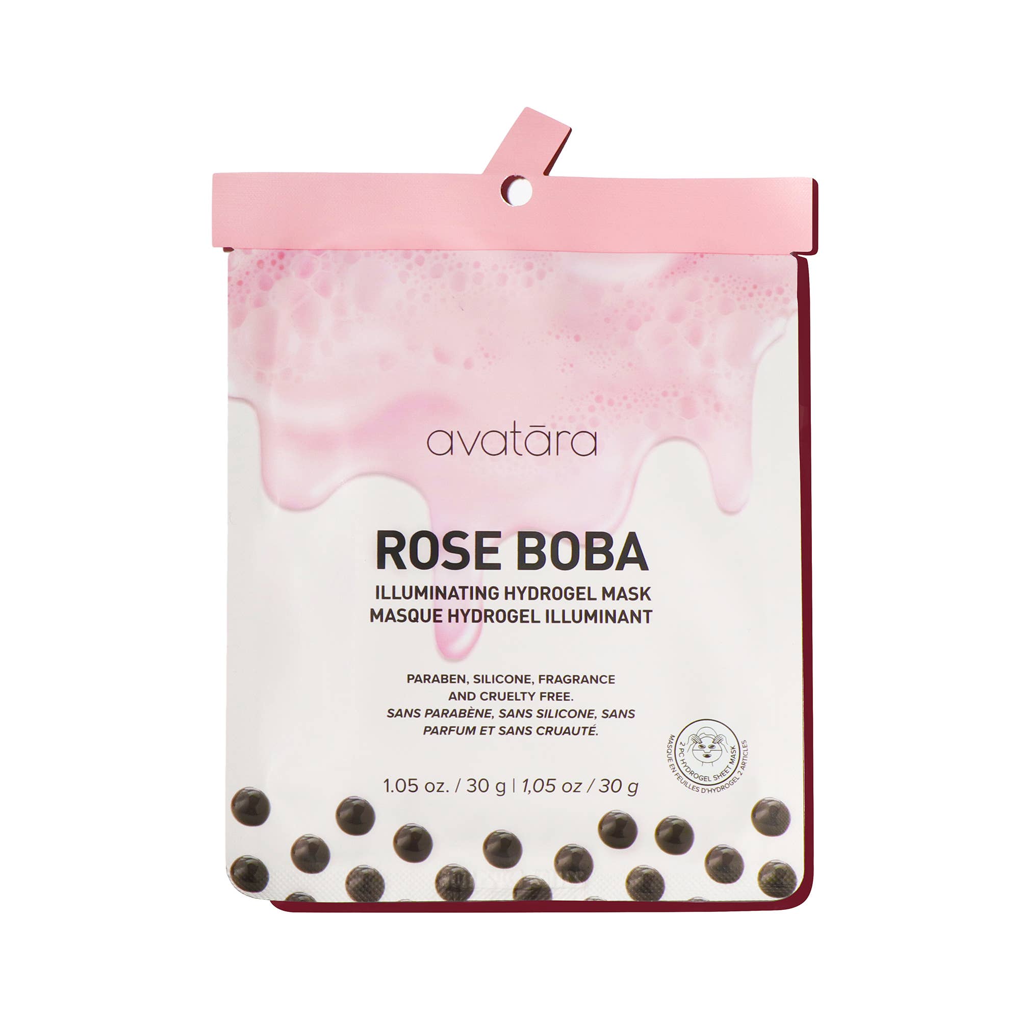 Rose Boba Illuminating Hydrogel Mask