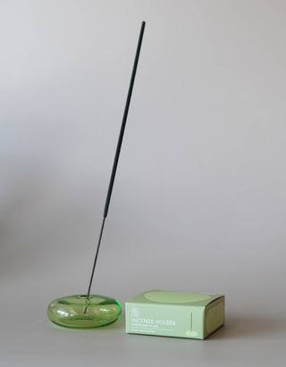 Bubble Incense Holder | Translucent Variations: Teal Glass