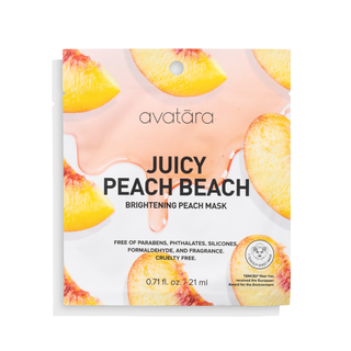 Juicy Peach Beach Brightening Peach Sheet Mask
