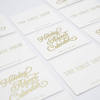 Christmas Countdown Paper Calendar , Holiday Advent 