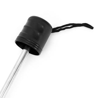 Polka-Dot Telescopic Hand Open Umbrella: BLK