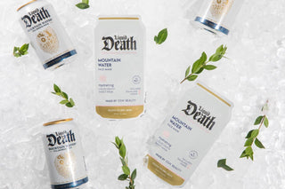 Mountain Water Liquid Death Hydrating Face Mask