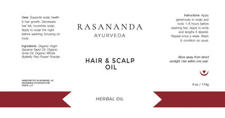 Ayurvedic Hair and Scalp Oil