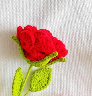 Crochet David Austin Rose: 3. Coral