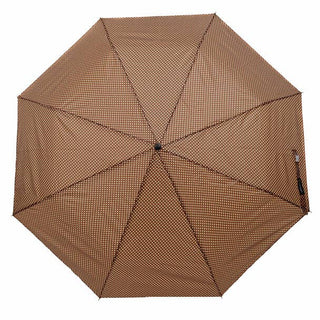 Polka-Dot Telescopic Hand Open Umbrella: BLK