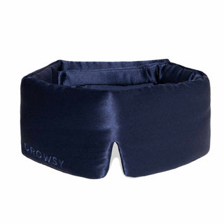 Midnight Blue Silk Sleep Eye Mask