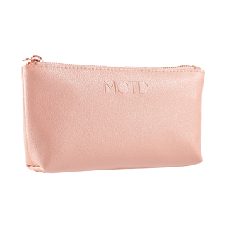Blush Pink Makeup Bag Brush Storage