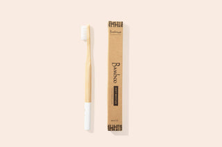 Adult Bamboo Toothbrush | Dental Bestseller: White