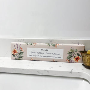 NEW - Lavender & Hibiscus Soap Trio Gift Set