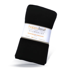 Wayfarer Travel Wrap and Blanket in Eco Cashmere Jet Black