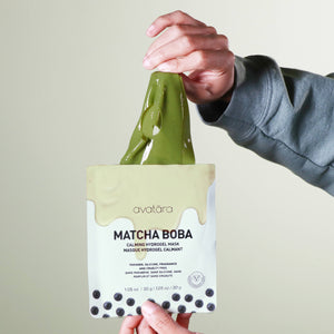 Matcha Boba Calming Hydrogel Mask