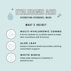 Hyaluronic Acid Hydrating Hydrogel Mask