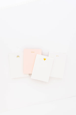 Mini Notepad, Pink xoxo