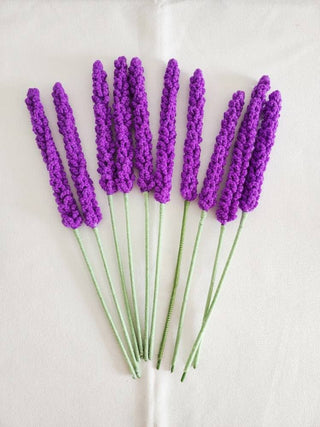 Crochet Lavender Branch: Lilac