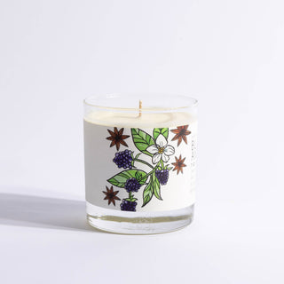 Blackberry Anise - Just Bee Candles: Large Glass (up to 70 hrs of clean burning)