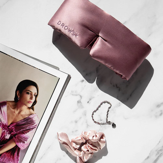 Damask Rose Silk Sleep Eye Mask