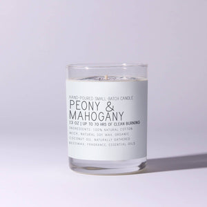 Peony & Mahogany Candle