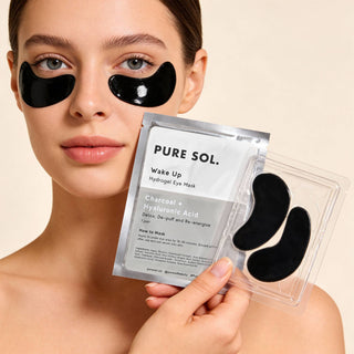 Wake Up Charcoal + Hyaluronic Acid Eye Mask